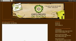 Desktop Screenshot of curtocircuitodeteatro.blogspot.com