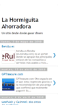 Mobile Screenshot of lahormiguitaahorradora.blogspot.com