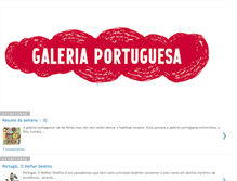 Tablet Screenshot of galeriaportuguesa.blogspot.com