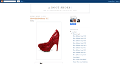 Desktop Screenshot of myblogabootshoes.blogspot.com