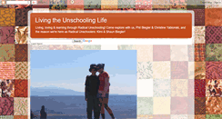 Desktop Screenshot of livingtheunschoolinglife.blogspot.com
