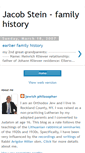 Mobile Screenshot of jacobstein-familyhistory.blogspot.com