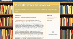 Desktop Screenshot of placeofinterestinindonesia.blogspot.com