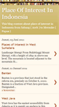 Mobile Screenshot of placeofinterestinindonesia.blogspot.com