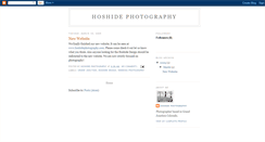 Desktop Screenshot of hoshidephotography.blogspot.com