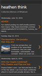 Mobile Screenshot of heathenthink.blogspot.com