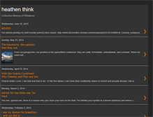 Tablet Screenshot of heathenthink.blogspot.com