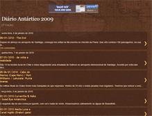 Tablet Screenshot of diarioantartico2009.blogspot.com