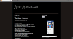 Desktop Screenshot of afifamru.blogspot.com