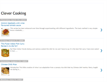 Tablet Screenshot of clevercooking.blogspot.com