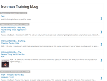 Tablet Screenshot of ironmantrainingblog.blogspot.com