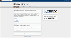 Desktop Screenshot of jqueryturkiye.blogspot.com