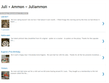 Tablet Screenshot of juliammon.blogspot.com