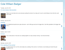 Tablet Screenshot of colebadger.blogspot.com