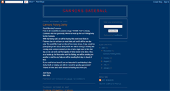 Desktop Screenshot of cannonsbaseball.blogspot.com