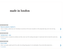 Tablet Screenshot of madeinlondontown.blogspot.com