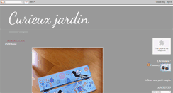 Desktop Screenshot of curieuxjardin.blogspot.com