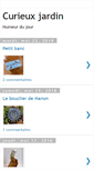 Mobile Screenshot of curieuxjardin.blogspot.com