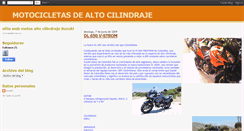 Desktop Screenshot of motocicletasdealtocilindraje.blogspot.com