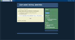 Desktop Screenshot of godsmercyrevivalministries.blogspot.com