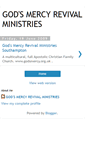 Mobile Screenshot of godsmercyrevivalministries.blogspot.com