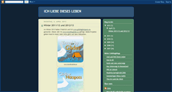 Desktop Screenshot of ichliebediesesleben.blogspot.com