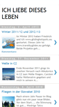 Mobile Screenshot of ichliebediesesleben.blogspot.com