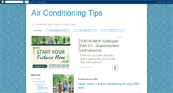 Desktop Screenshot of air-conditioning-tips.blogspot.com