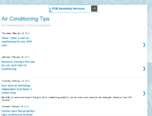 Tablet Screenshot of air-conditioning-tips.blogspot.com