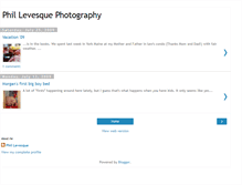 Tablet Screenshot of phillevesquephotography.blogspot.com