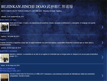 Tablet Screenshot of bujinkanjinchidojo.blogspot.com