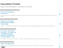 Tablet Screenshot of job-gesundheit-freizeit.blogspot.com