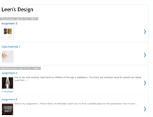 Tablet Screenshot of leen-design.blogspot.com