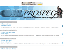 Tablet Screenshot of ohlprospects.blogspot.com