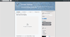 Desktop Screenshot of 3d-basic-tutorialz.blogspot.com
