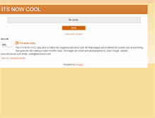 Tablet Screenshot of itsnowcool.blogspot.com