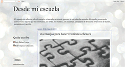 Desktop Screenshot of desdemiescuela.blogspot.com