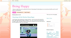 Desktop Screenshot of beinghappygirl.blogspot.com