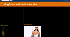 Desktop Screenshot of kingfisherswimsuitcalendar.blogspot.com