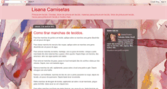 Desktop Screenshot of lisanacamisetas.blogspot.com