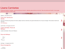 Tablet Screenshot of lisanacamisetas.blogspot.com