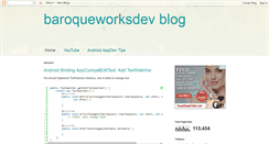 Desktop Screenshot of baroqueworksdev.blogspot.com