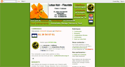 Desktop Screenshot of lotusnoirfleuriste.blogspot.com