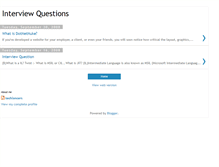 Tablet Screenshot of crackinterviewquestions.blogspot.com