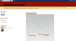 Desktop Screenshot of matthewacooper.blogspot.com