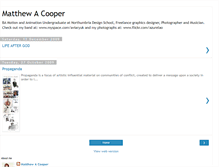 Tablet Screenshot of matthewacooper.blogspot.com