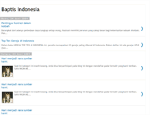 Tablet Screenshot of baptis-indonesia.blogspot.com