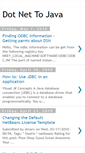 Mobile Screenshot of dotnettojava.blogspot.com