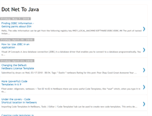 Tablet Screenshot of dotnettojava.blogspot.com