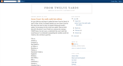Desktop Screenshot of fromtwelveyards.blogspot.com